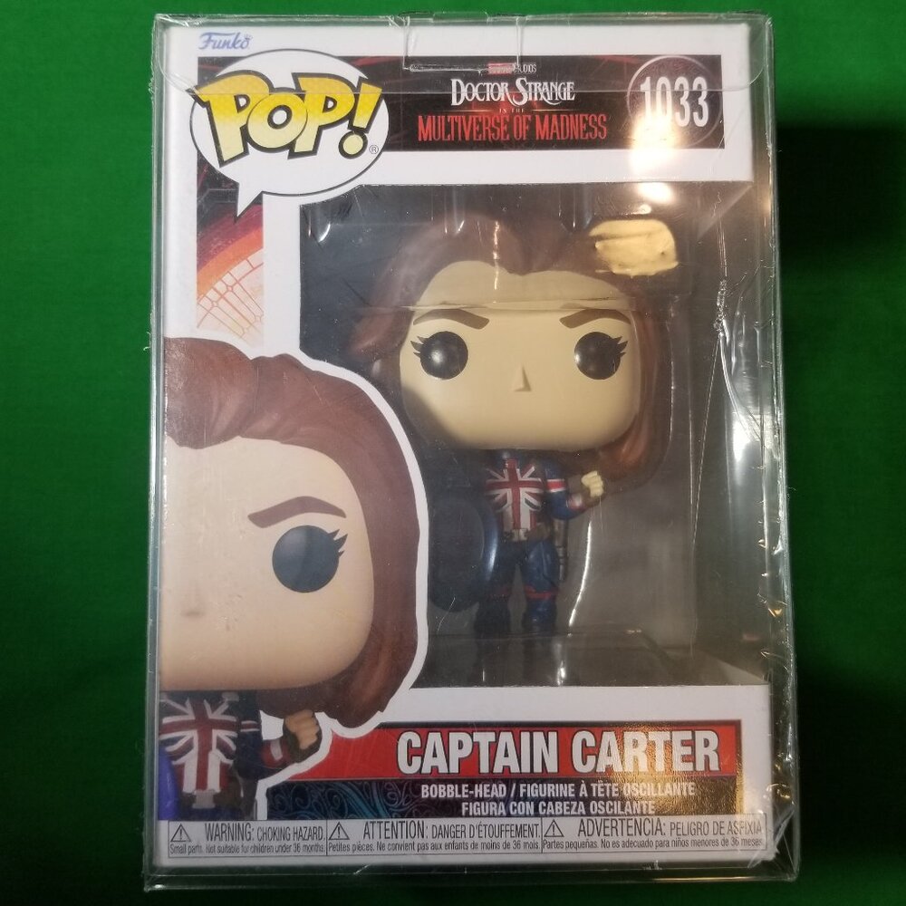 Funko Pop! Vinyl Marvel Captain Carter #1033 New with‎ Protector